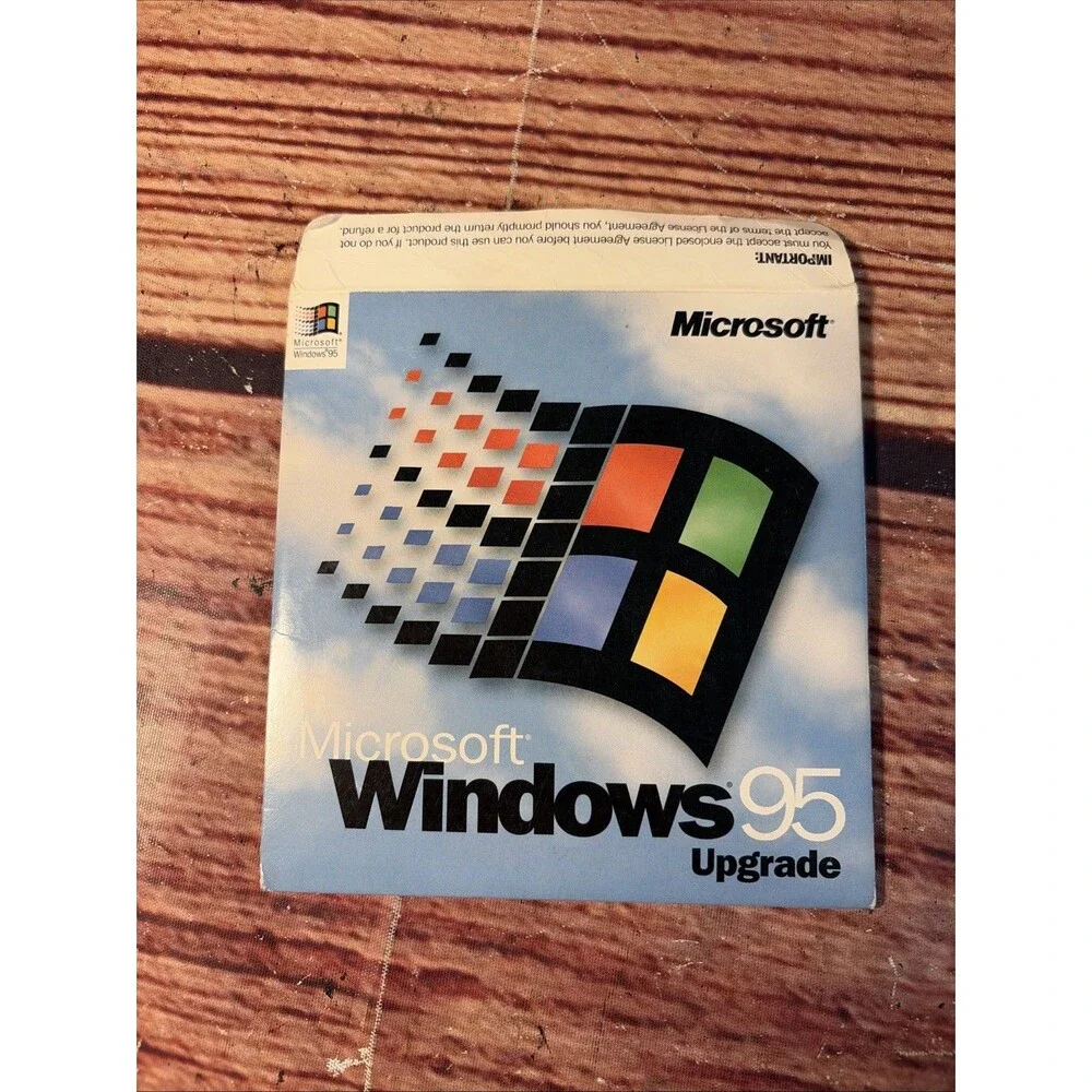 Microsoft Windows 95 Upgrade Disc CD W/ Product Key - Picture 1 of 5